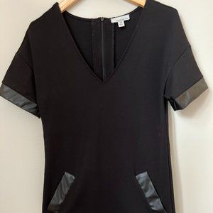 Allison Joy Black Shift Dress Womens Small